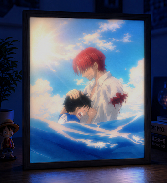 Shanks and Luffy
