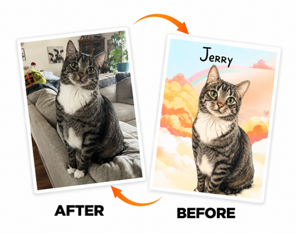 CUSTOM CAT LED FRAME 2
