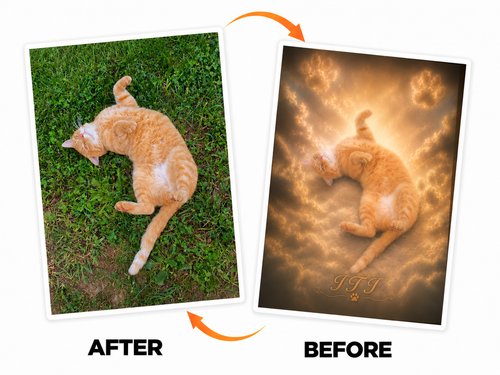 CUSTOM CAT LED FRAME 1